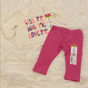Graphic Long Sleeve and Legging Set